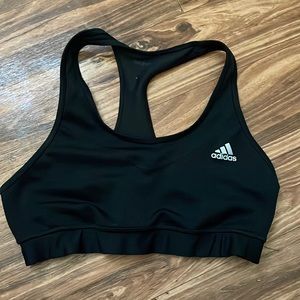 Black adidas women’s sports bra